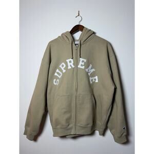 Supreme Champion Zip Up Hooded Sweatshirt